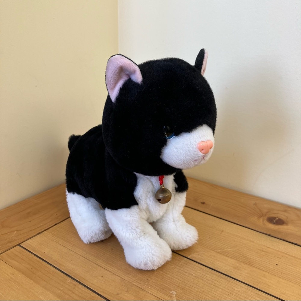 Cat Robotic Plush Interactive Stuffed Toy Moves Purrs & Meows SEE VIDEO